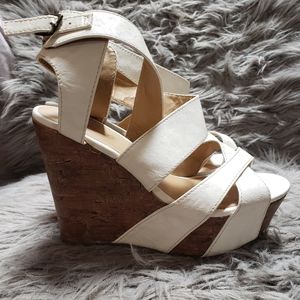 Super cute strappy wedges